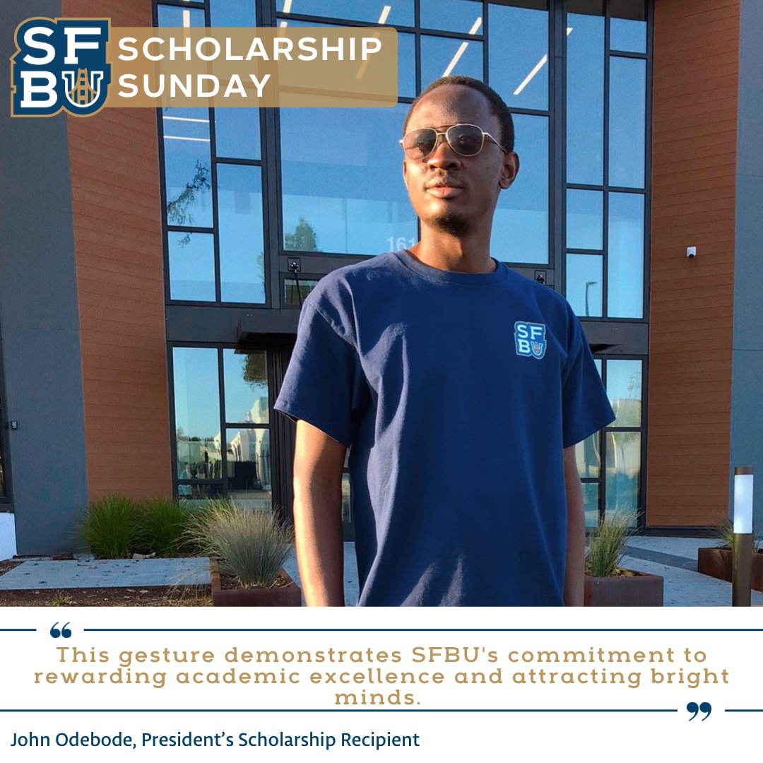 SFBUniversity's tweet image. San Francisco Bay University Scholarship Sunday!
 
Scholarship opportunities are available at SFBU, let us support your education! Scholarship applications are being accepted now, apply here: sfbu.edu/admissions/sch…