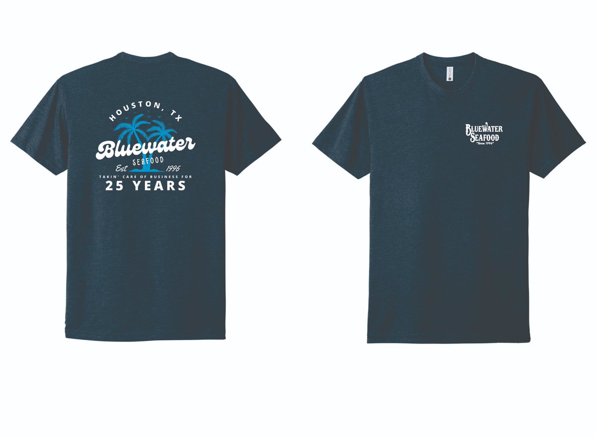 Gorham_Graphics's tweet photo. Here's an anniversary design we printed for Bluewater Seafood. They've been serving the best surf eats around for a quarter of a century!!! You've got to stop by if you've never been!
#bluewaterseafood #gorhamgraphicsanddesign #screenprinting https://t.co/GJBvAeASVA