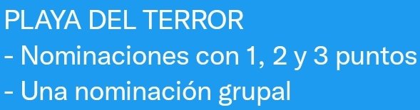 LaIslaFF's tweet photo. En la Playa del Paraíso tienen la nominación directa, el poder de intercambio y nominaciones con 2, 4 y 6 puntos; en la Playa del Terror tienen una nominación grupal y nominaciones con 1, 2 y 3 puntos. #LaIsla2 https://t.co/hVc9rpZSHl
