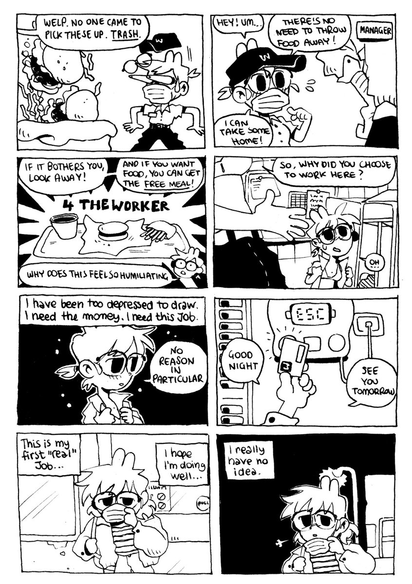 diary of a fast food worker
#comic #doodle 