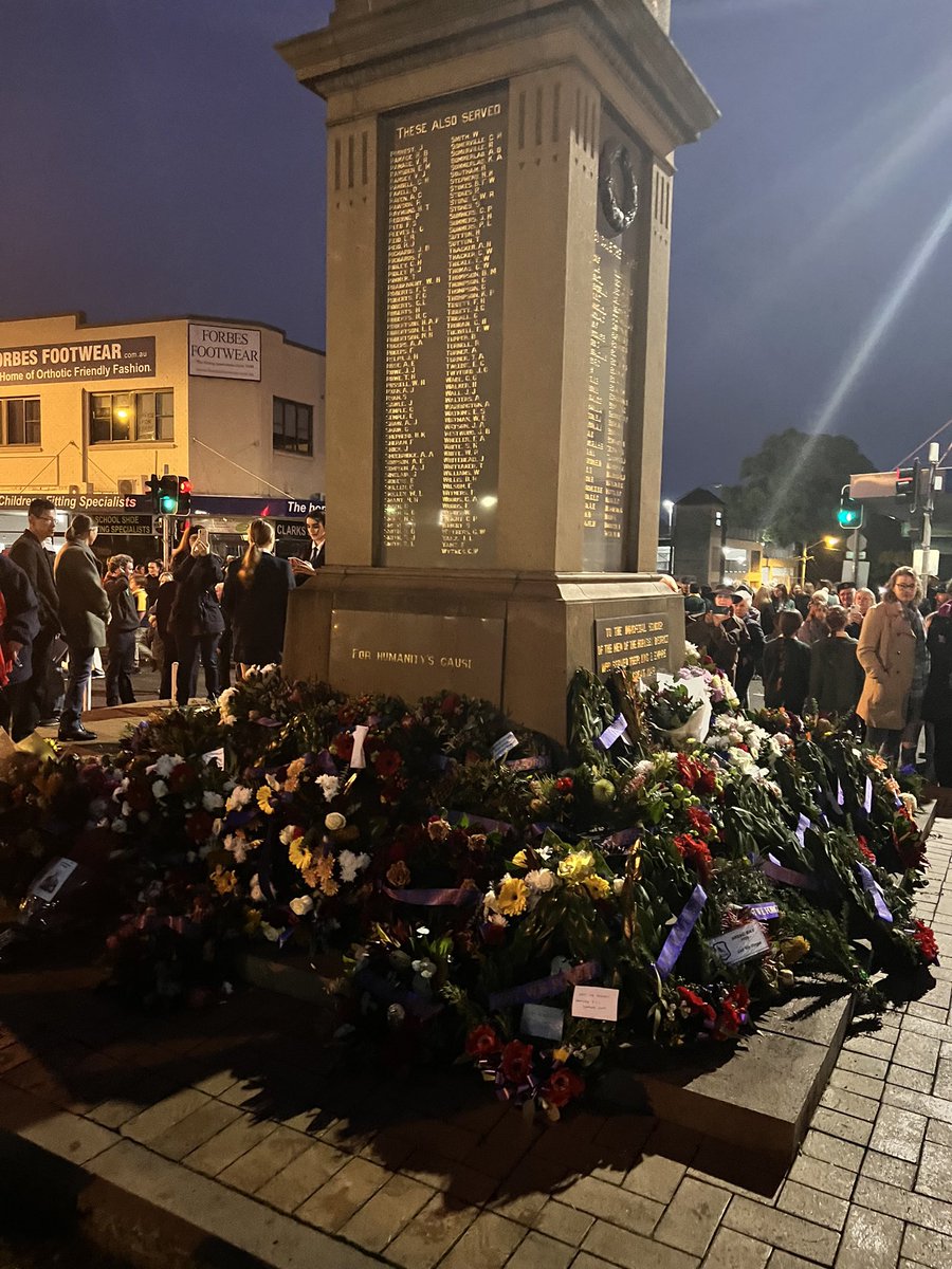 Our school Leaders attended the Anzac ceremony in Hornsby to lay a wreath. #LestWeForget
