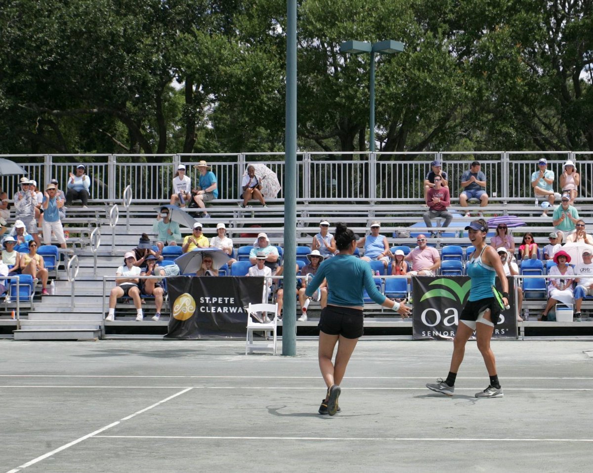 First 2 weeks of April sucked. Last 2 didn’t. There’s power in hanging in and showing up! 1st 100K 🏆 + 60K 🏆 w/ <a href="/SophieCTennis/">Sophie Chang</a>! Onward☄️