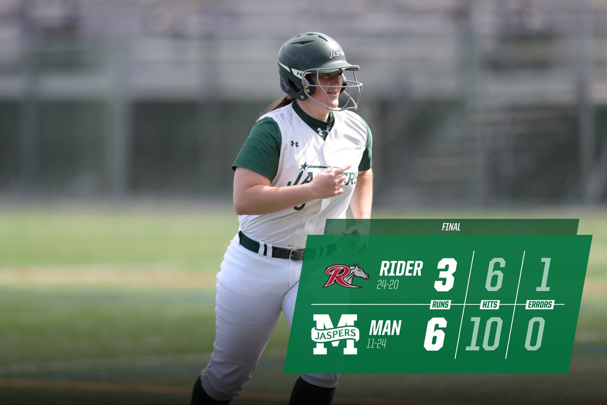 Jaspers Win &amp; a Sunday Sweep! 

Game 1
Rising - 2-for-3, R, RBI &amp; CG, Win

Game 2
Hedlund - 3-for-3, HR, 3 RBI
Metzger - CG, Win, 2 K

#JasperNation