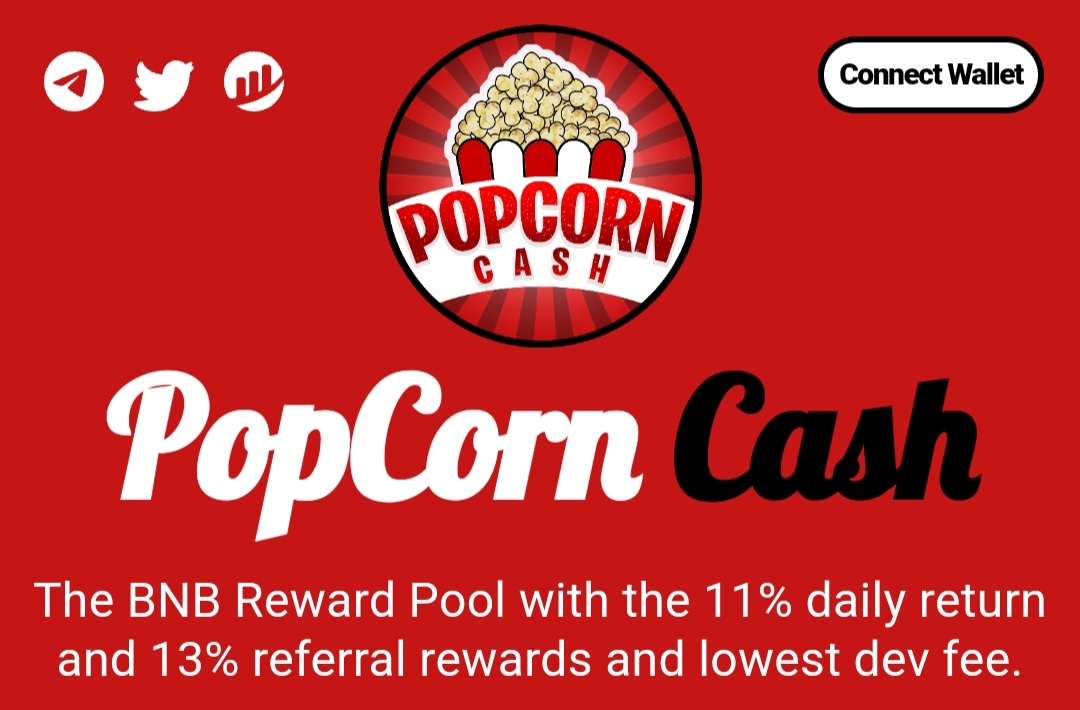 Pop up more cash with this BnB miner. #popcorncash
popcorncash.io/?ref=0xA662d30…
