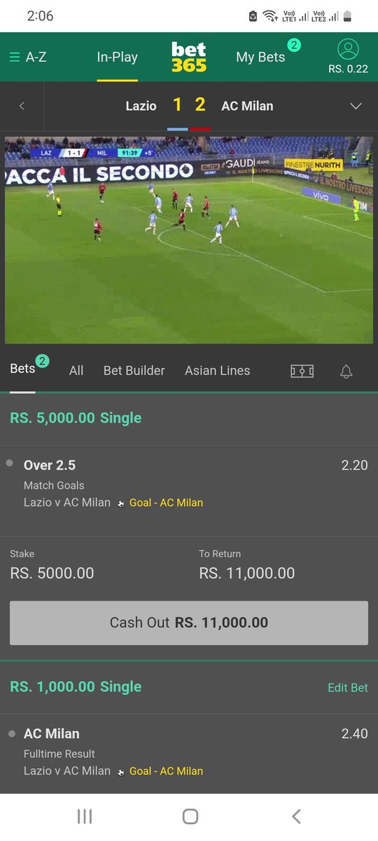 rakshithcasey's tweet photo. #LAZACM @SerieA football  betting jackpot league.  It never never disappoints punters.  Bookie killer Match . Sorry lazio. https://t.co/jcy8s0KTiN