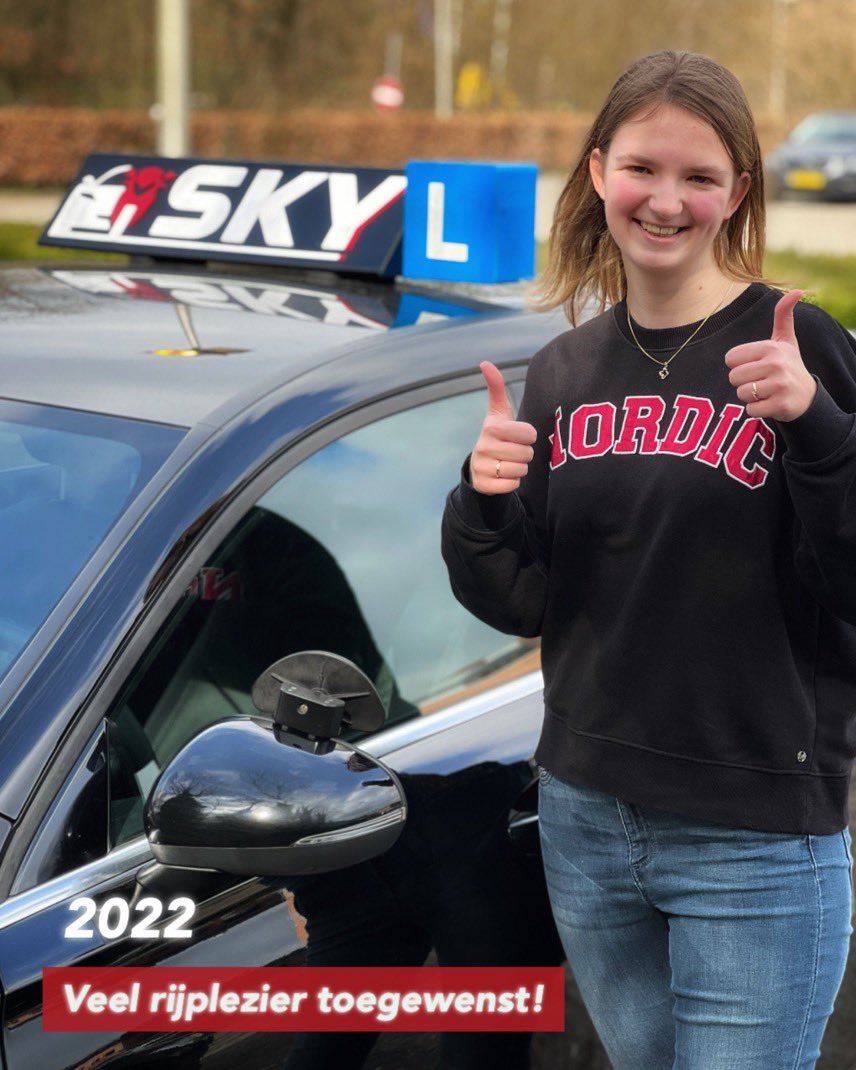 SRijschool's tweet image. Veel rijplezier toegewenst!