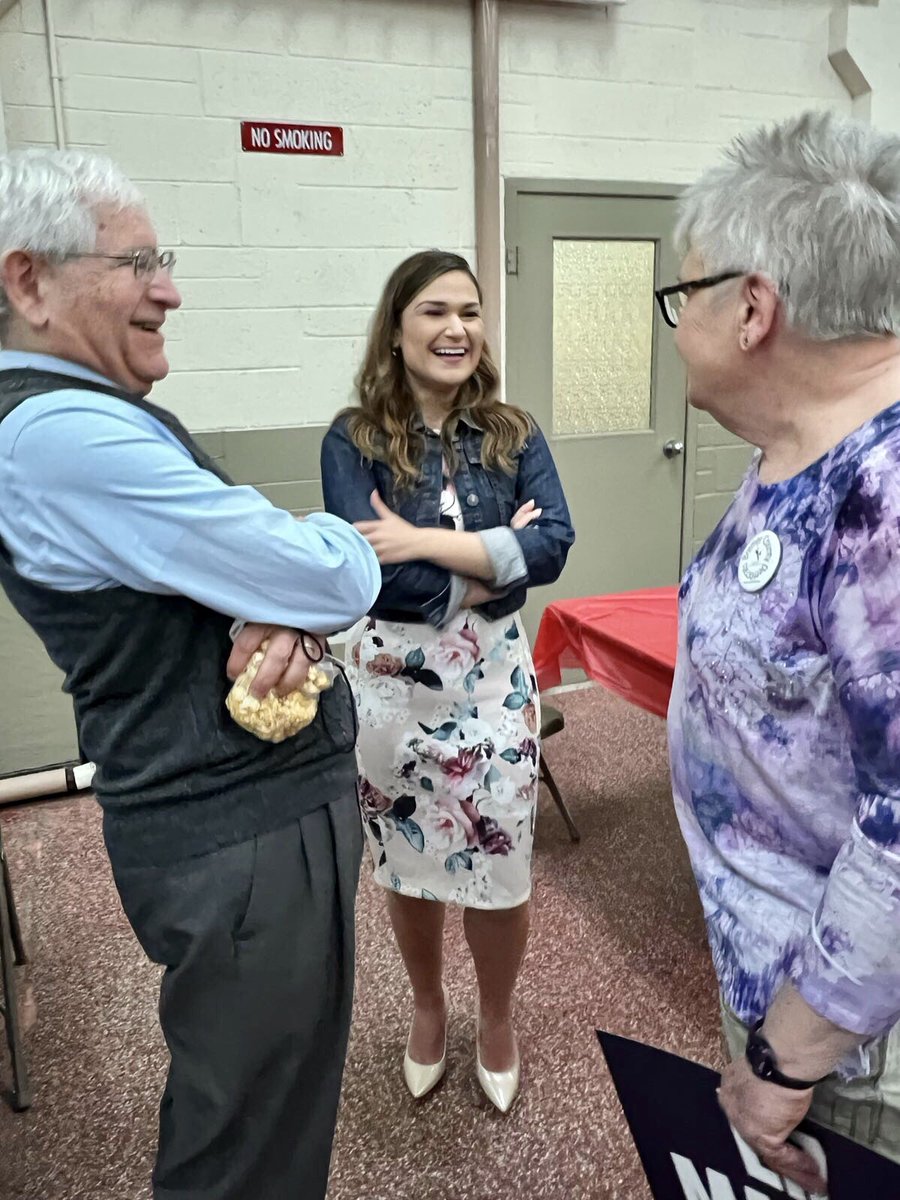 Abby4Iowa's tweet photo. Full house today in Bremer County! It’s clear that folks across Iowa are more energized than ever—they know what’s on the line this November and they know this is our chance to flip @ChuckGrassley’s seat blue. Together, I know we can do it💙 https://t.co/YkE3bPYmJb