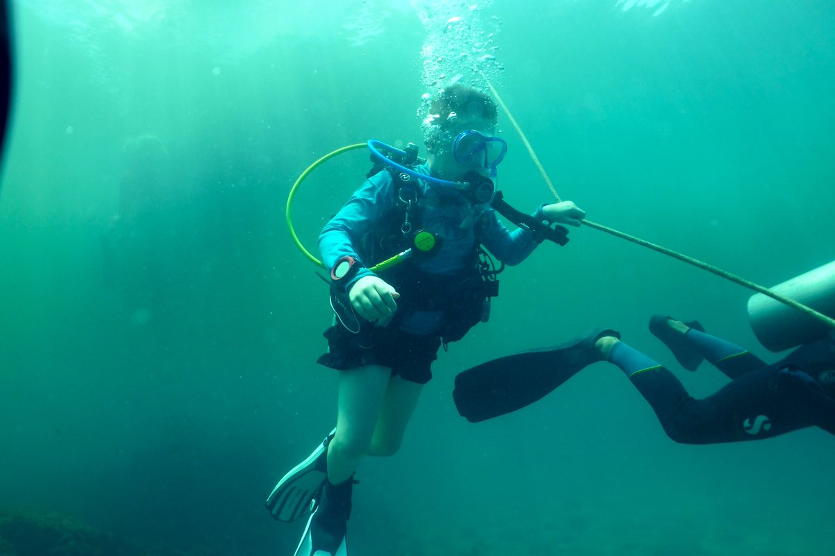 sepediving's tweet photo. It’s an honour as a @padi instructor to start any junior diver on their underwater journey.. but to be with your own son in the Caribbean after becoming certified on his first ever sea dive is something else. #padi #scuba #junioropenwater https://t.co/nSFLHjhfkW