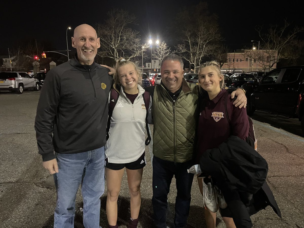 ISAGirlsNY's tweet photo. Great night with @StJohnsWSoccer and @IonaWSOC with the legend @Timhearney and a few familiar faces.  More to come as we turn the page…looking forward to JUNE, 2022. https://t.co/jPzlGtXFKY