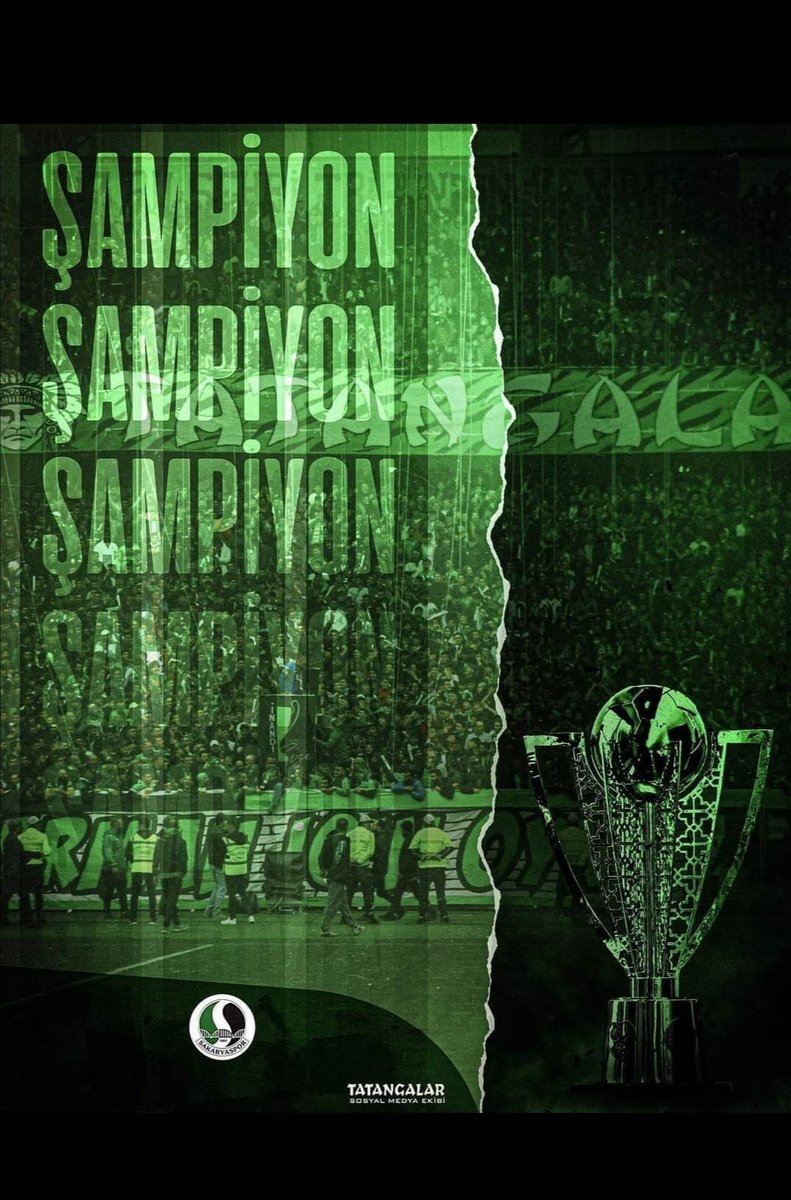 Yeni gelmedik
Geri geldik.
ŞAMPİYON SAKARYASPOR