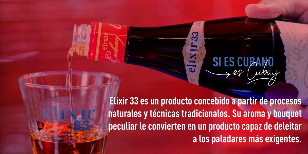 CubaRonSA's tweet photo. Tarde cálida de #Domingo☔. Especial para brindar con el #Elixir33 de la marca #Cubay🍹😉 https://t.co/tarHyvoqkm