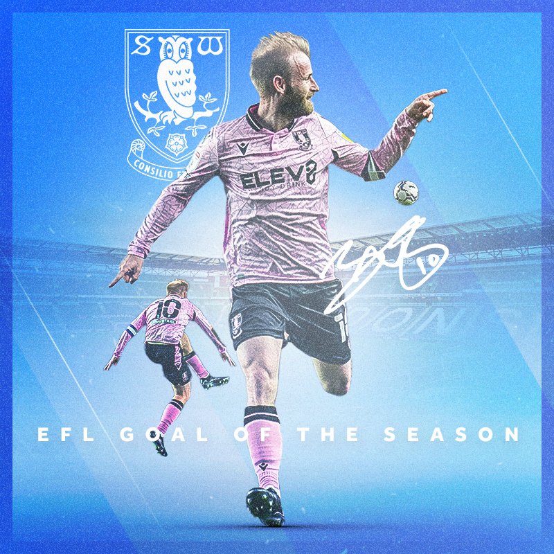 🏆 Barry Bannan has scooped the <a href="/EFL/">EFL</a> Goal of the Season award for the 2021/22 campaign!

His stunning strike earlier this month against MK Dons has landed our skipper the award..

Congratulations, <a href="/bazzabannan25/">Barry Bannan</a>! 

#swfc | #EFLAwards
