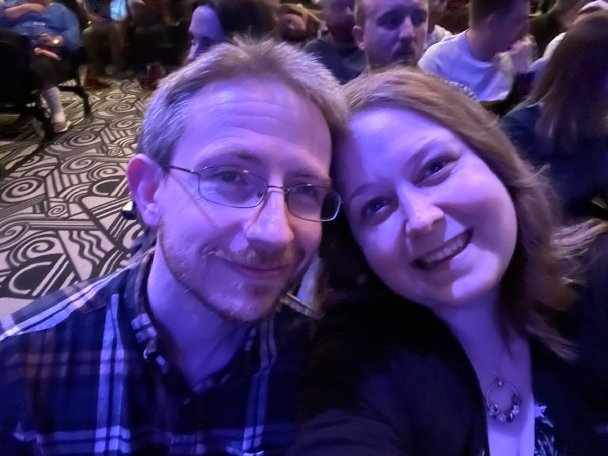 EmmaStone4192's tweet photo. @MrNishKumar thank you for a great evening! Haven’t smiled as hard or as long since my wedding day! Glad the couple in front of us left at the interval, it obviously wasn’t for them lol. https://t.co/F6nPvDvydY