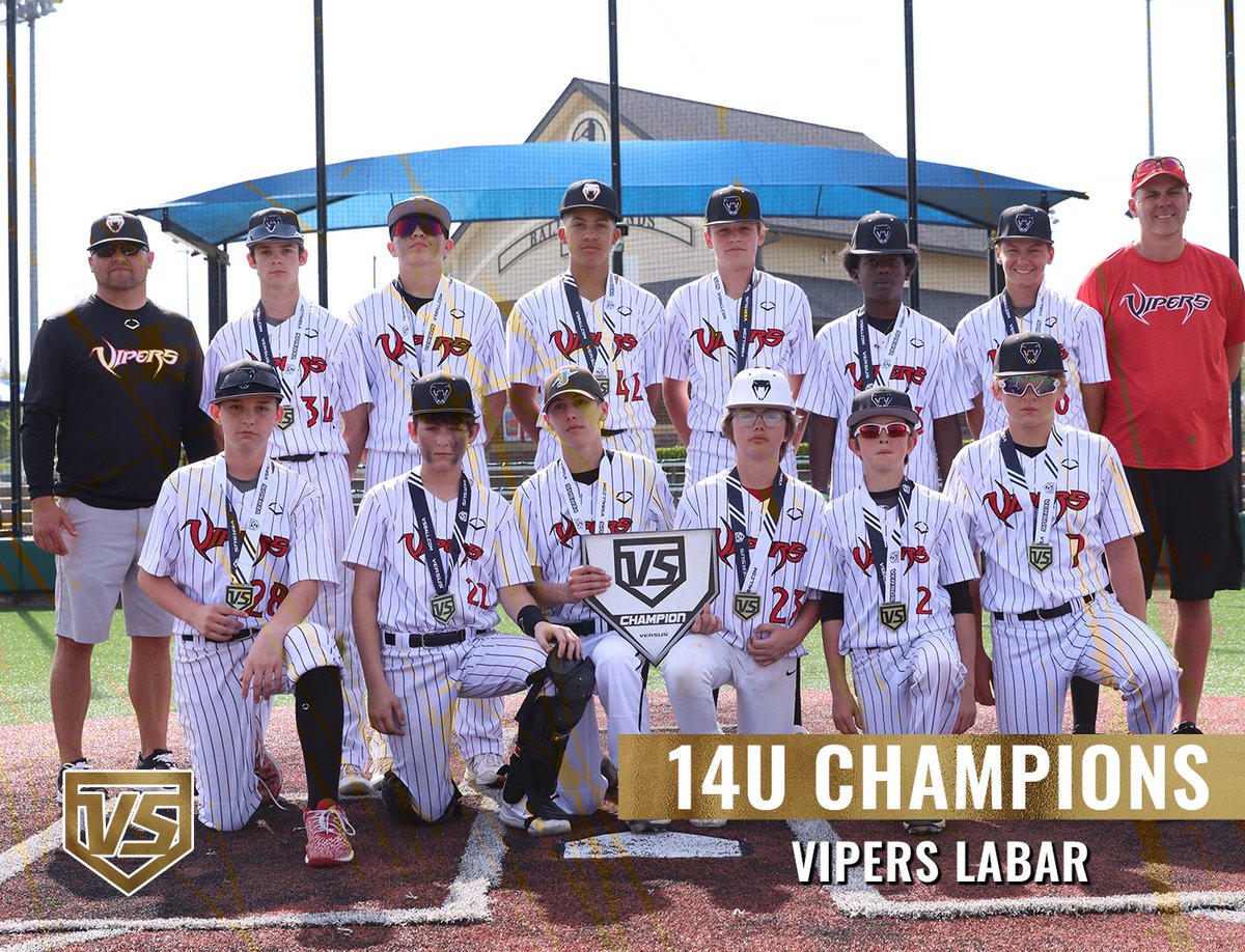 versusball's tweet photo. Announcing our 14u Tournament Champions! The Vipers Labar! Congratulations! 🏆

#Versus https://t.co/RcOyOnqyfI