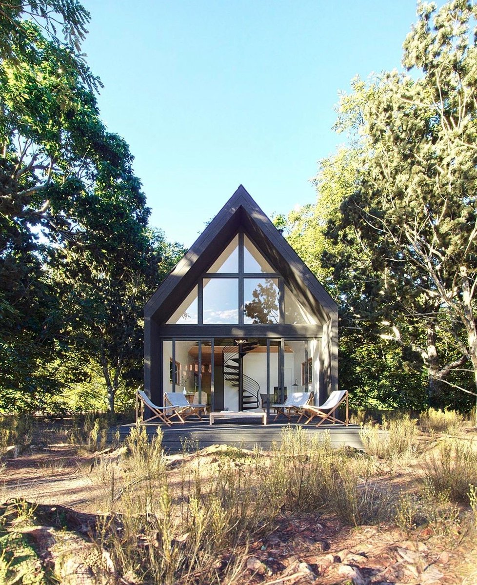 prefabsmallhome's tweet photo. Modern Alpine Plus (816 sq ft / 76 m2) by Den Outdoors
#cabin #cabins #prefab #architecture #interiordesign #design https://t.co/hPvvTbLwdf