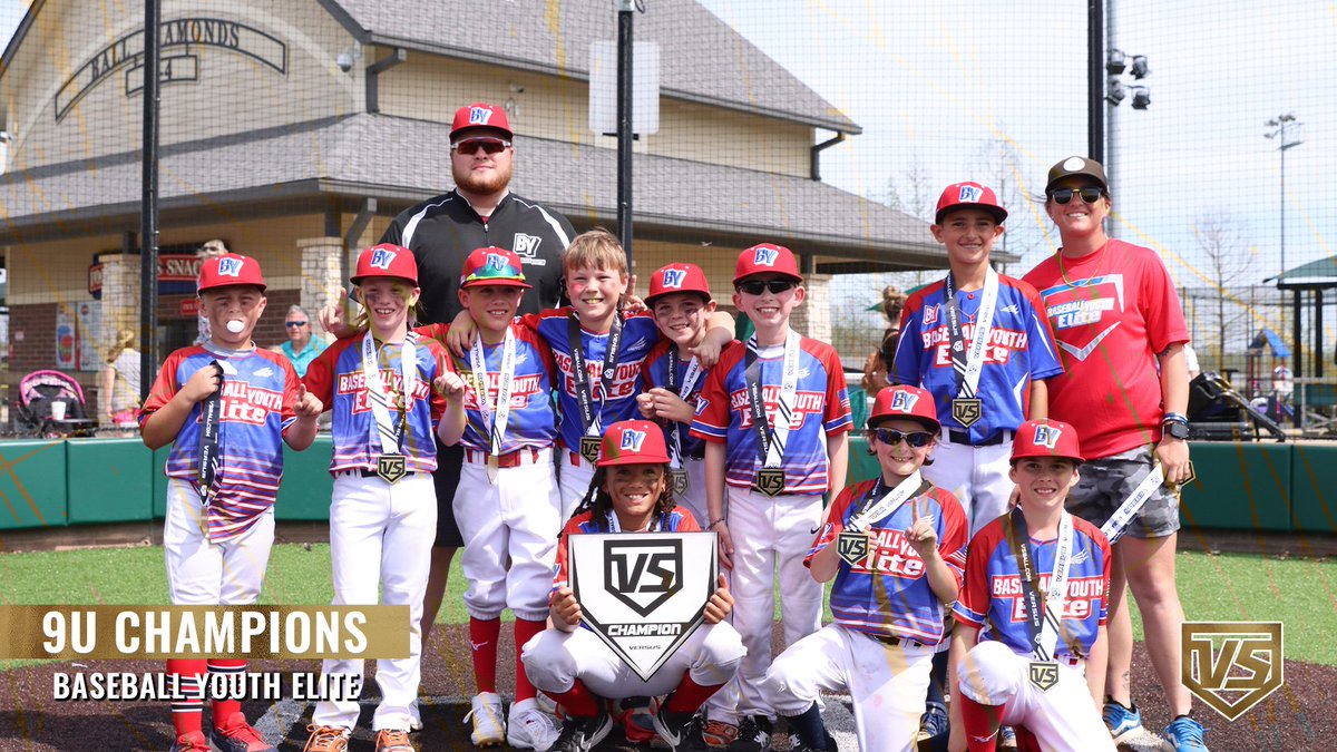 versusball's tweet photo. Baseball Youth Elite is taking home another championship! The 9u Squad are the winner and their final game featured a GRAND SLAM!😱

#Versus #BYelite https://t.co/9mE8WuuJXm