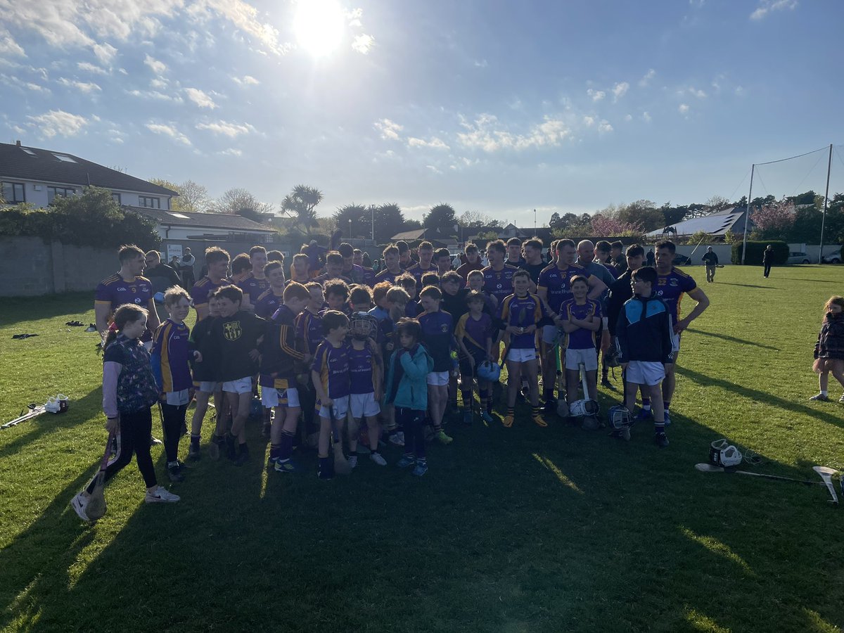 Half time social hurling for KC u11s tonight supporting our senior hurlers in Silverpark.