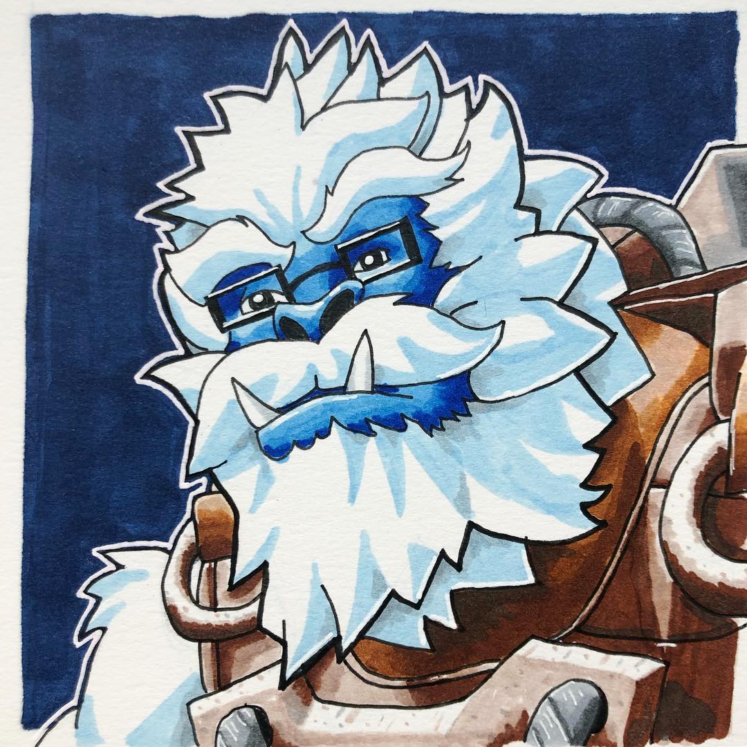 jpsully_art's tweet photo. "Once more unto the breach" #winston #Overwatch #copicmarkers #illustration #fanart #overwatchfanart https://t.co/JjHdEFj9GR