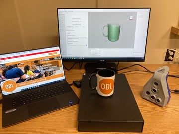ODL now offers highly detailed 3D scanning! Our first project with the scanner is in collaboration with our Biology Department scanning human bones. These scans are part of an online 3D Bones Reference Library we will be creating for Bio students. #3D