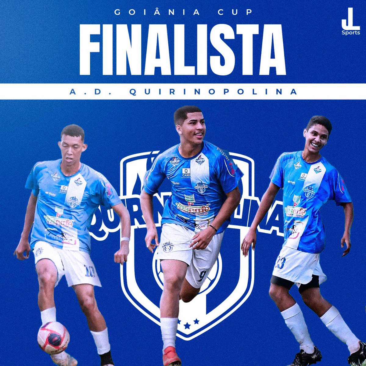 quirinopolina's tweet photo. É finalistaaaaaaaaaa!!! 💥
Final de jogo, Quirinopolina bate a equipe do Revelar por 4 a 1, e está na final!!!
Quirinopolina é finalista da @GoianiaCup e enfrenta a equipe do @goianiaec.
PRA CIMA QUIRINOPOLINA!!! 💙🖤🤍
#quirinopolina #goianiacup #quirinopolis https://t.co/E5HdufNpg6