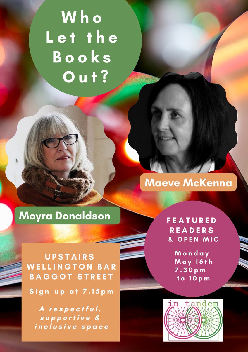 AnneTannam's tweet image. Two gorgeous readers reading from two gorgeous collections on May 16th. The excitement is building already! #irishwriting #Poetry #poetrycommunity