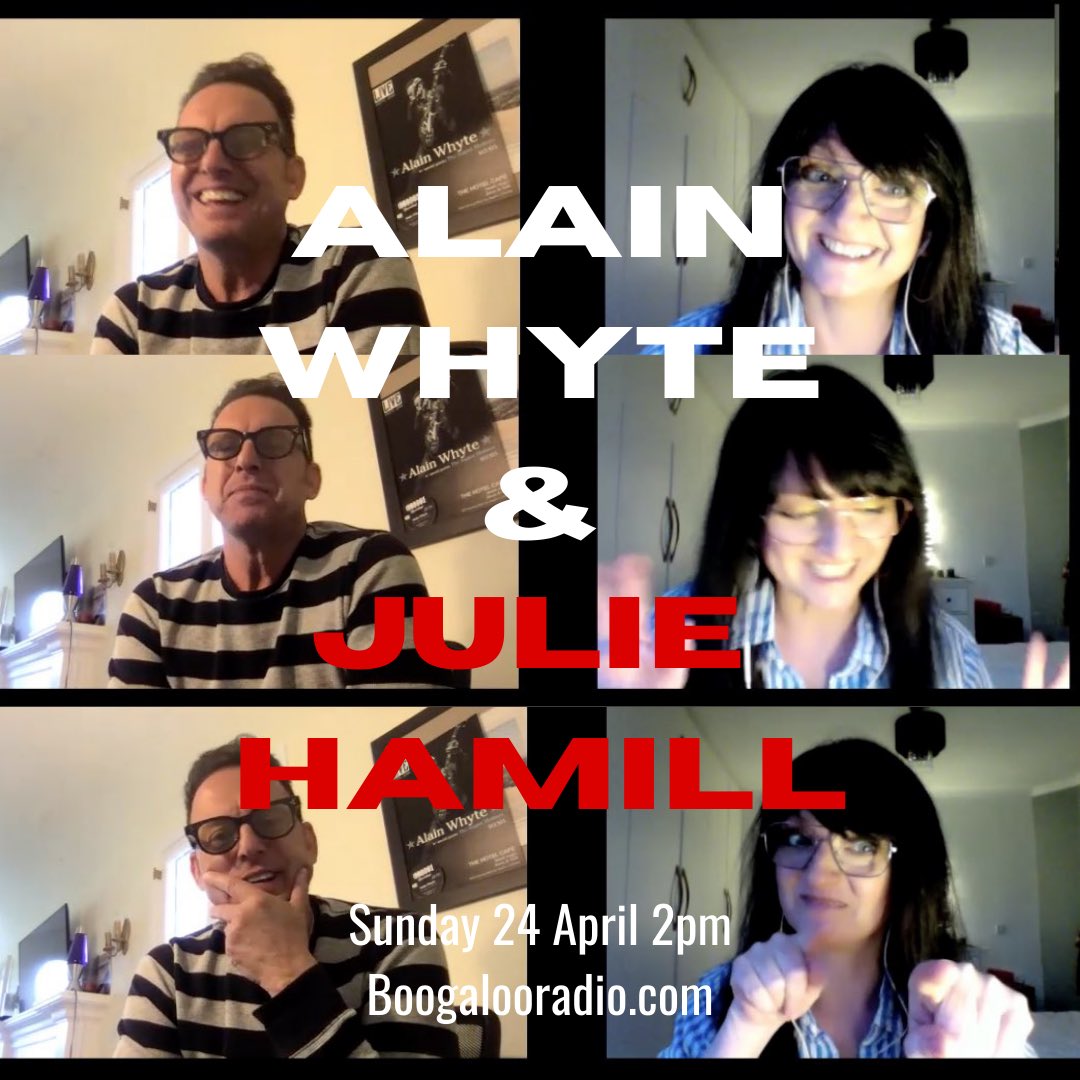 boogaloo_radio's tweet photo. Did you miss @alainwhytemusic on Hamill Time? Never fear it’s now available on catch up! Click here:
https://t.co/1KdyW4kXSR
#Boogalooradio #HamillTime #AlainWhyte #Morrissey #TellMe #JulieHamill #interview #Mozarmy #GaryDay #CraigGannon #SpencerCobrin #BozBoorer https://t.co/RvjOXlzBhJ