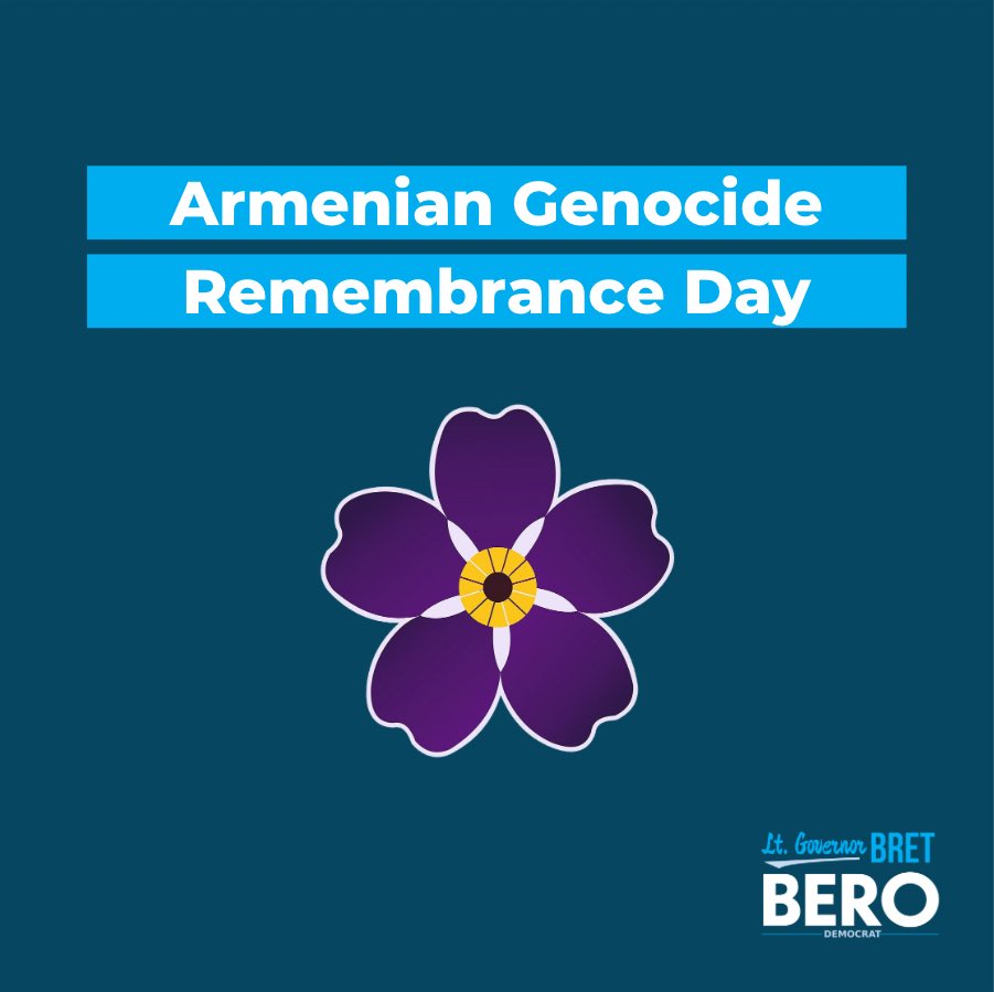 Today, on the 107th anniversary of the Armenian Genocide, we pay tribute to all victims. Only through remembrance can we say “never again.”