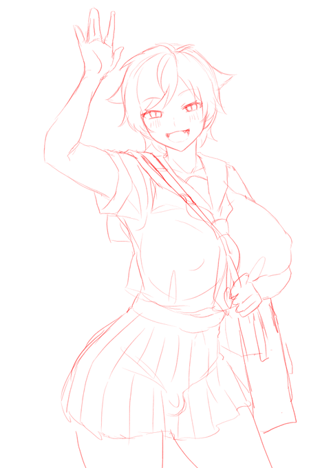 田舎の高校に通っていた頃の黒生たまきちゃ🍆 