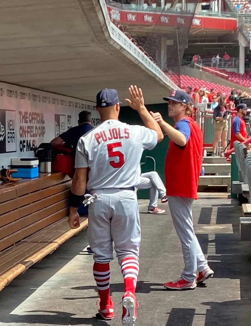 RegionalTVCat's tweet photo. Albert is starting. #STLCards https://t.co/RiD3OkcmCX