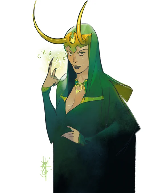 📗spellscheers  *) #LadyLoki #Marvel https://t.co/3kTgD3bxBF 