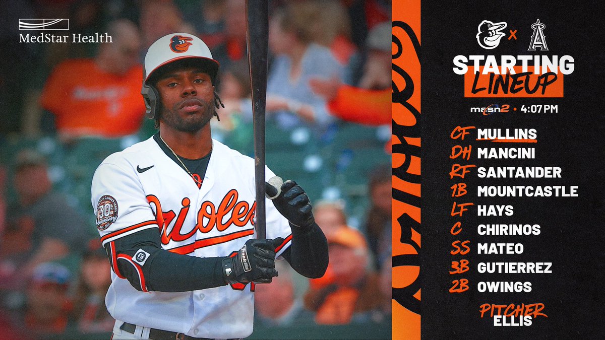 Orioles's tweet photo. Going for the series sweep 🧹 https://t.co/EmxnvHHgZe