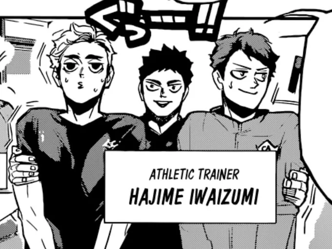 *taps mic* atsumu has a fat crush on his new athletic trainer hajime iwaizumi and thats why he listens to him. thank u for coming to my ted talk 