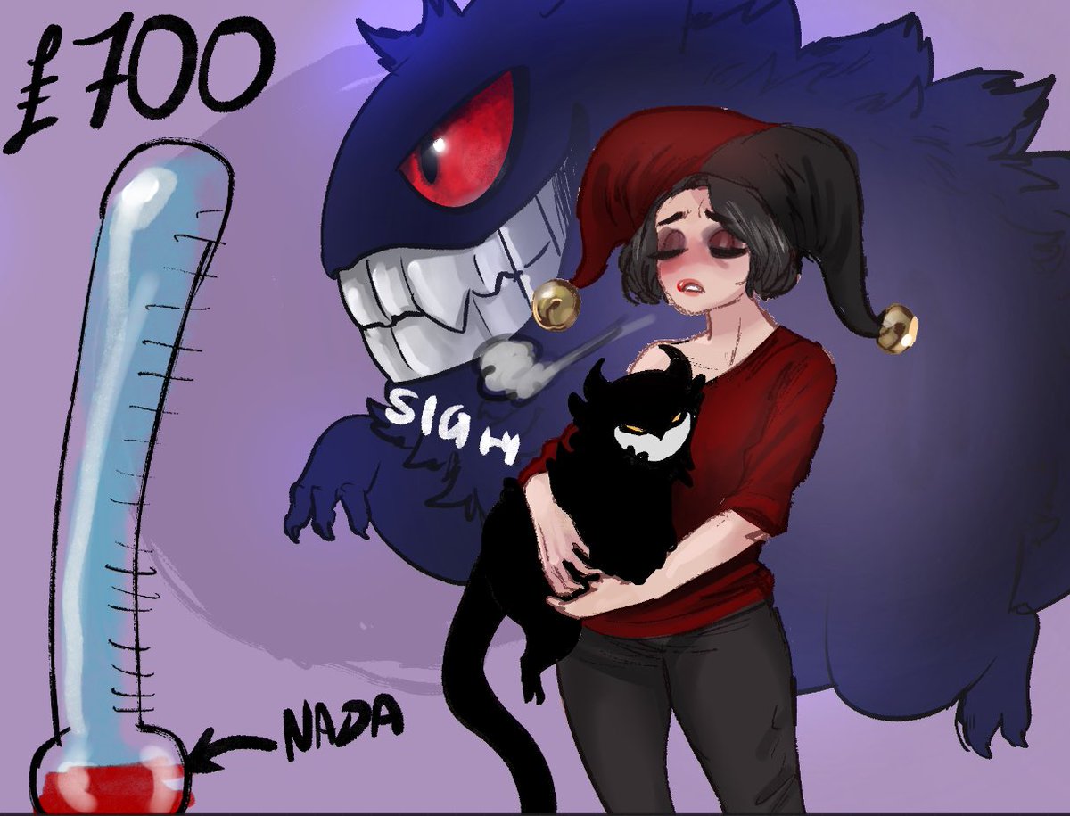 So I need to raise £700 by June…..I’m so tired
So please help a poor old jester out! Buy my beautiful dnd dice!

Commissions open! 

I have some YCH slots and I’ll be offering more very soon! Many more hustling and fun raising!
Links to dice and commissions in my pinned tweet.