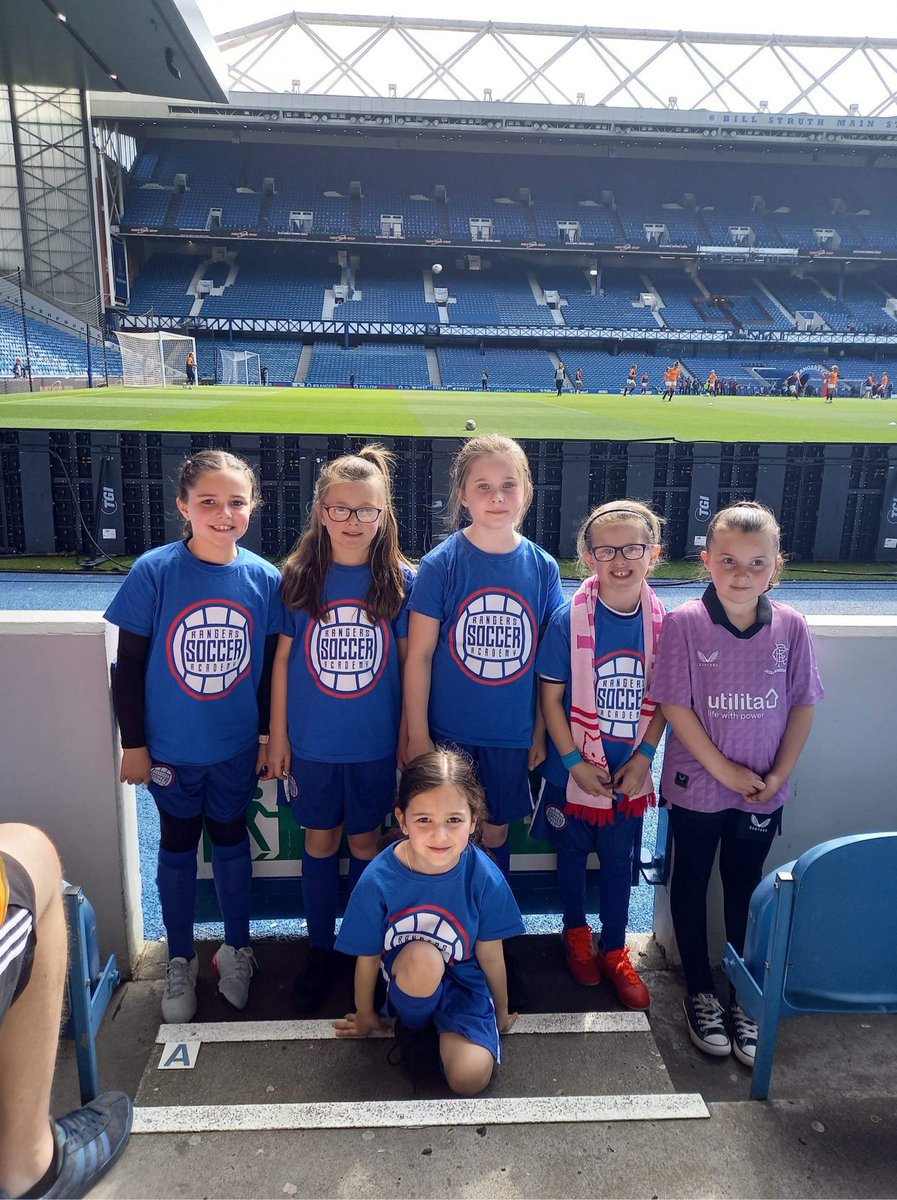Bonessunitedcfc's tweet photo. Well done to @RangersWFC on victory today thanks to @RangersFC soccer academy @PeterKennedy36 @scottedgar_w for girls to have opportunity to play on pitch at half time seriously dreams were made today thank you so much  @LeneP27 @suziadamson @KirstenReilly16 for pics happy days https://t.co/pr92S8pR9L