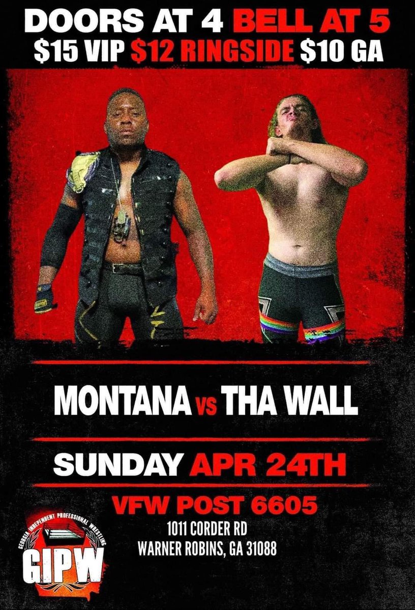WWA4ATL's tweet photo. 🚨TODAY🚨 doors at 4 🚀at 5
Stackked card on store‼️
@Word_Is_Law @steveothawall @hobbsendspec #GIPW https://t.co/cC8PUDyO3O