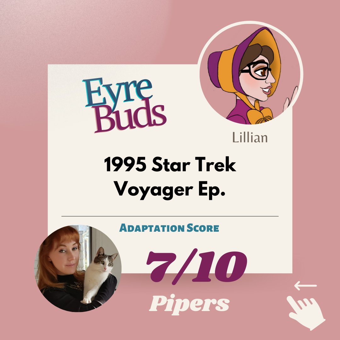 Final ratings for the the Star Trek: Voyager's Jane Eyre from 1995, thanks again to our guest <a href="/FjordPuncher/">Sam Weigel</a> from <a href="/worldforgepod/">World Forge</a> ! Tomorrow our episode new episode on the 1934 Jane Eyre, the first adaptation with sound! 

 #JaneEyre #perioddrama #historicalfashion #startrekvoyager