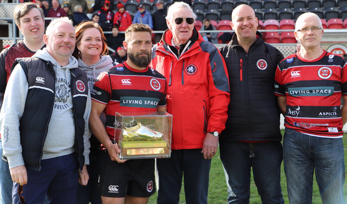 MoseleyRugbyFC's tweet photo. Congratulations to the @Moseleyfans Player of the Season @SamPointon09 A well deserved award #nat1 #Rugby https://t.co/wH71Ia5XsP