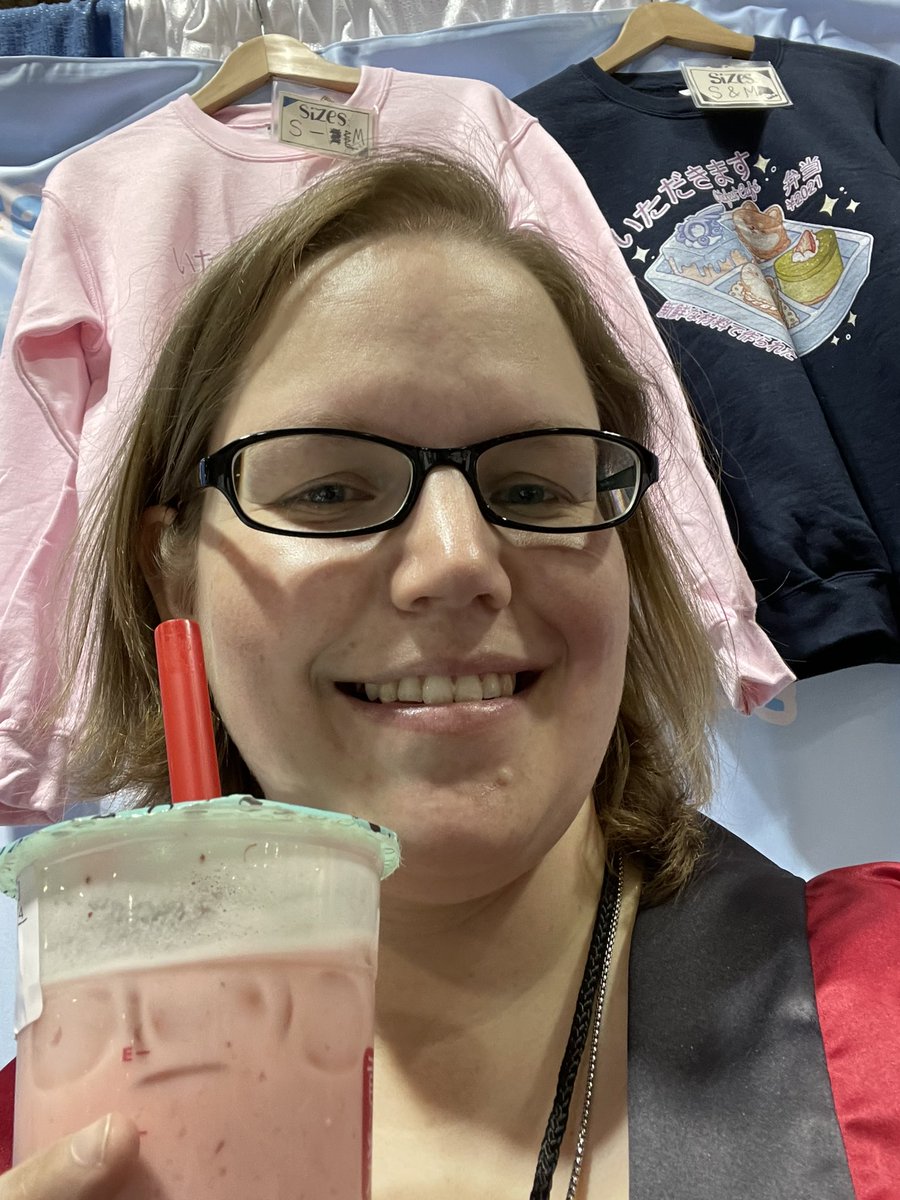 Surviving the final day of <a href="/Calgaryexpo/">CALGARY EXPO</a> with delicious boba!  The Anime Cosplay contest, sponsored by <a href="/thecostumeshopp/">The Costume Shoppe</a> and <a href="/Otafest/">Otafest - May 2026!!!!</a> starts at 1pm in Palomino B!  Hope to see you there! ❤️