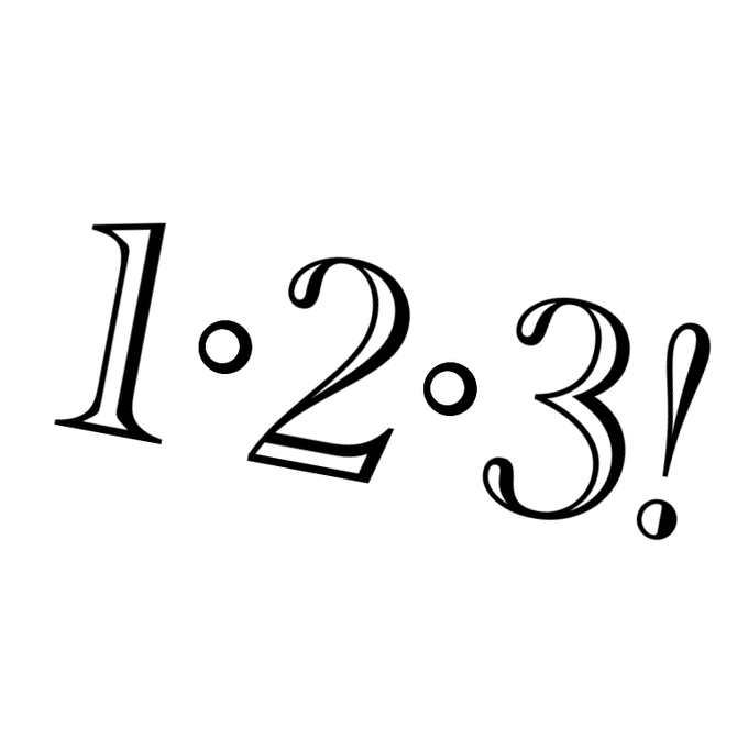 1•2•3!