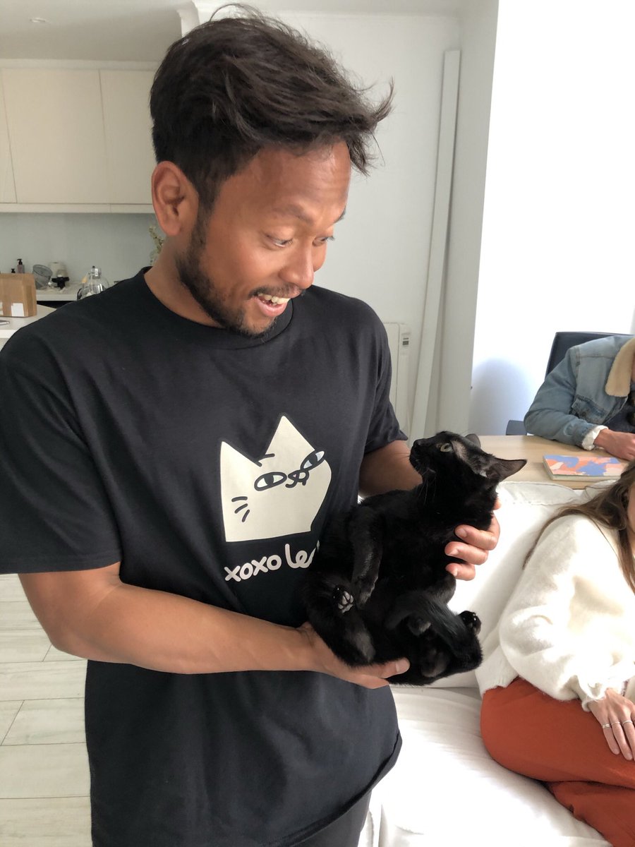 arintole's tweet photo. I have always been a doggo person but I’m starting to fall for cats as well. What is happening?? https://t.co/4QKtEhJCWY