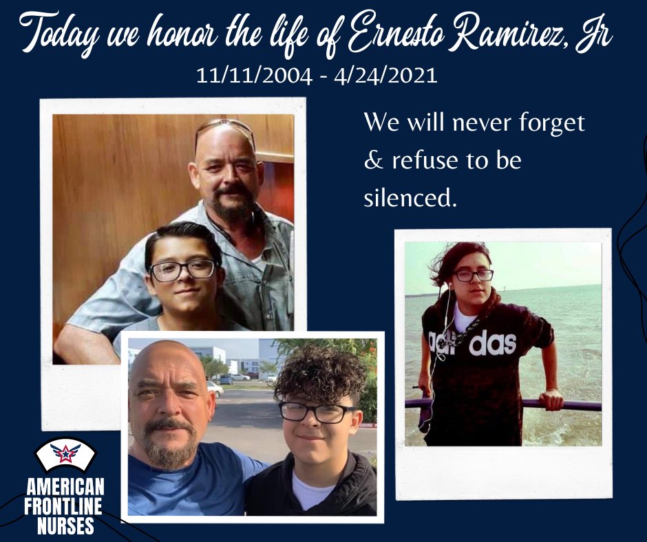 AFLN2021's tweet photo. Today we Remember the life of Ernesto Ramirez, Jr who’s life was cut short after his first dose of Pfizer
To learn more about his story 👇
https://t.co/Fml9LRaUl1
https://t.co/J0XxIc0s1Z
https://t.co/YFoTLhfjOH
https://t.co/u9PPExmHk5 https://t.co/qAqUSPBoio