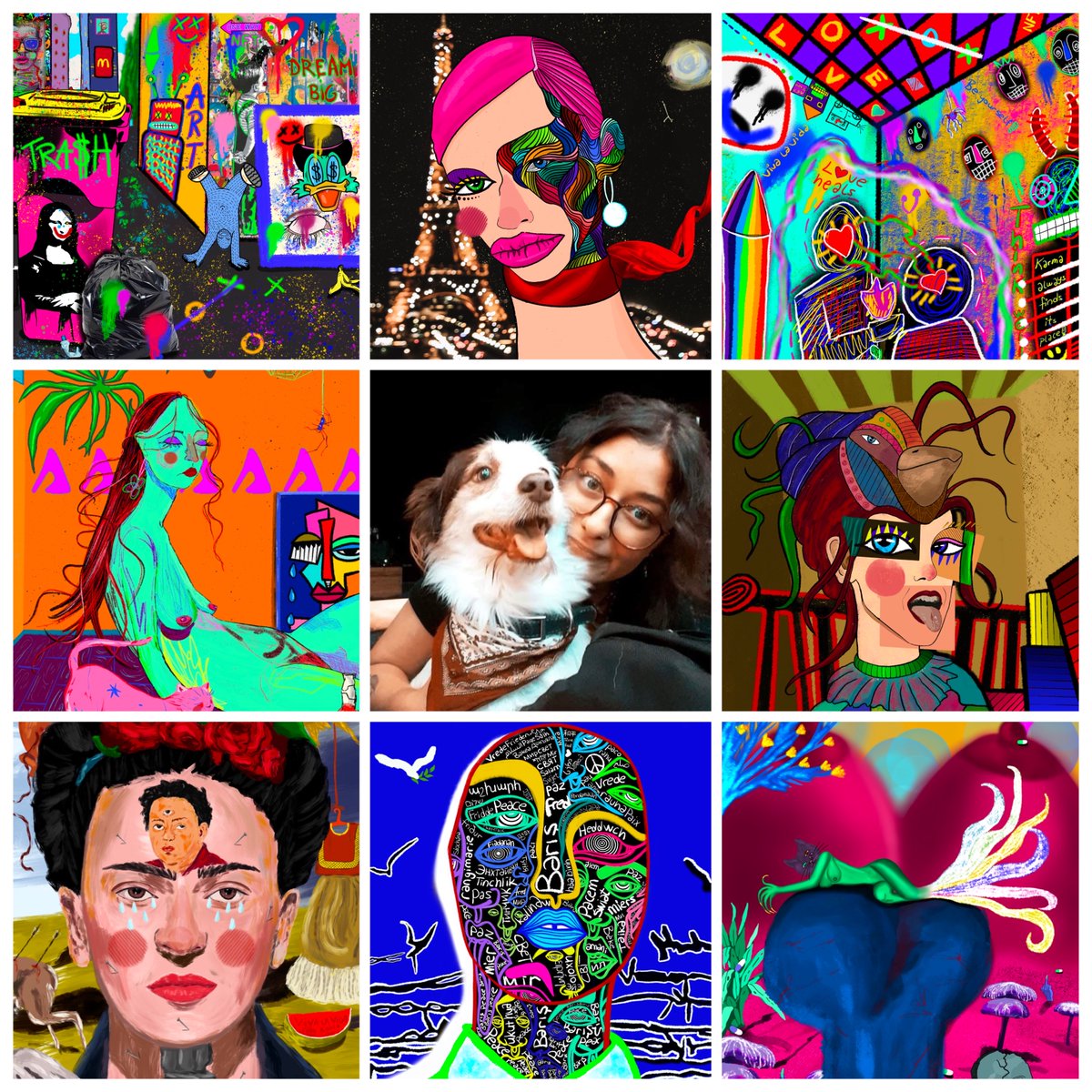 gulbakanozge's tweet photo. Art vs artist😍💓🌈

https://t.co/1M0OSTJToZ

I want to see you and your wonderful art⬇️⬇️😍

#NFTCommunityCryptoArt #artistvsart https://t.co/4T5uaRGe9I