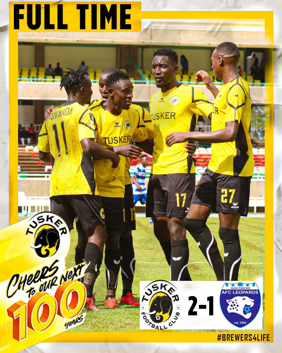 JohnMusunga's tweet photo. Well done, @tusker_fc on yet another incredible win and spirited performance. #KenyaMilele https://t.co/i9Ru60976J