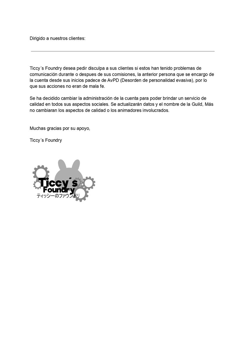 TiccyFoundry's tweet photo. To our customers, Thank you. 
Para nuestros clientes, Gracias. https://t.co/eyzvqYEc3s