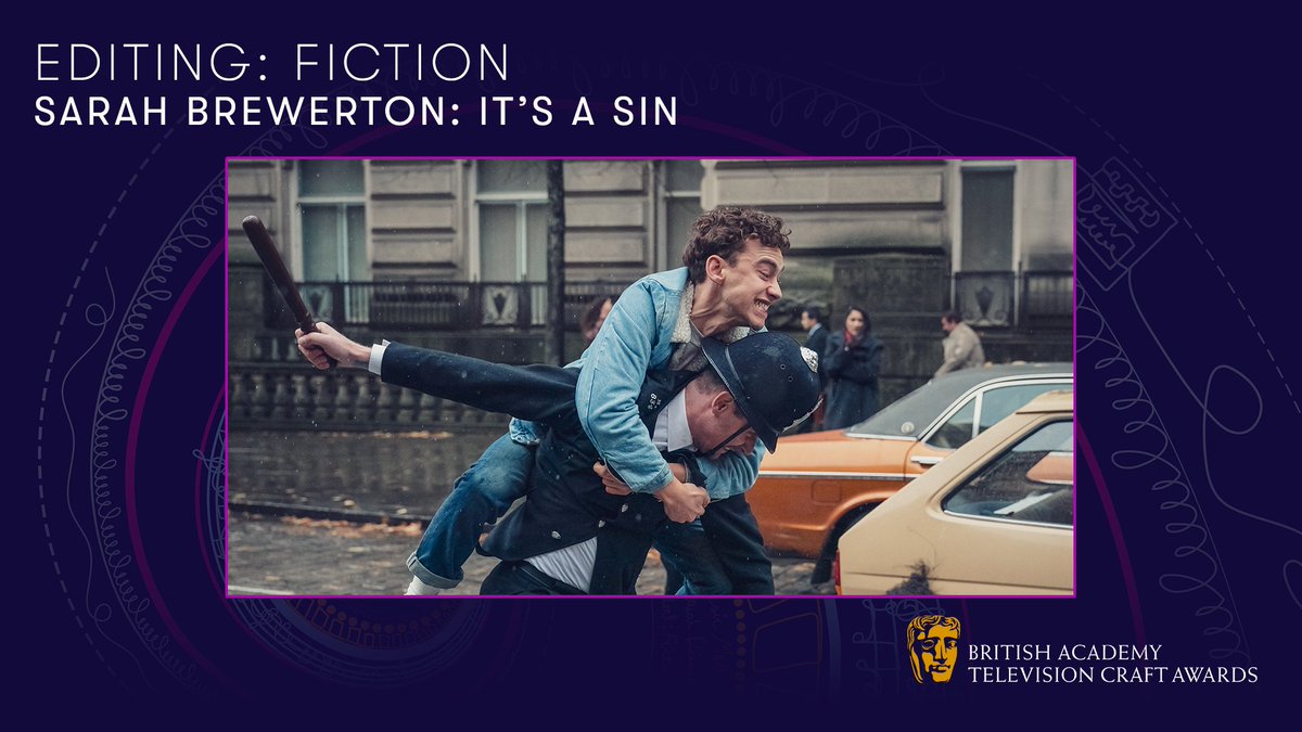 BAFTA's tweet photo. The BAFTA for Editing: Fiction goes to….

Sarah Brewerton for It’s a Sin 🎞🏆!

#BAFTATV https://t.co/K9XWtTLH8c