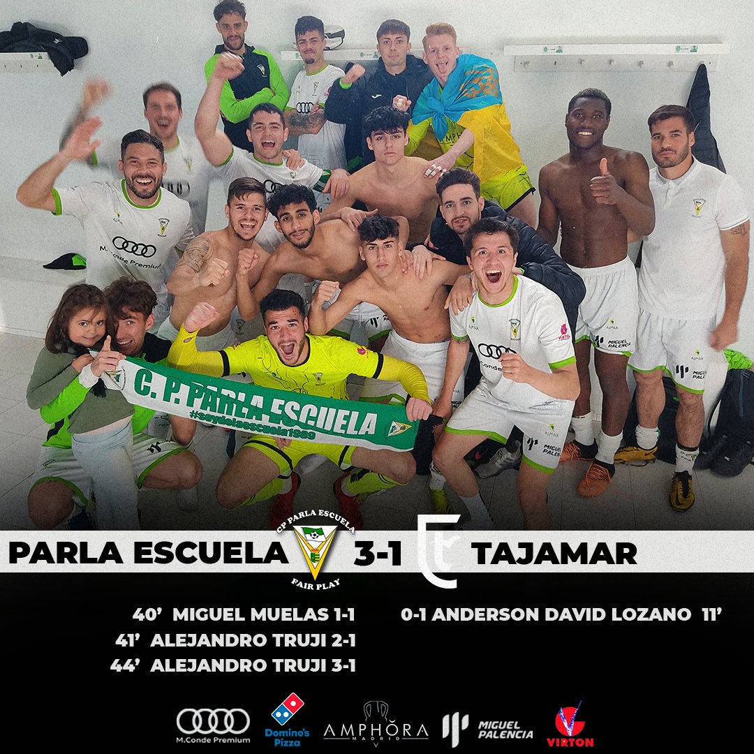 💥 PRIMER EQUIPO | CP Parla Escuela-Fair Play 3-1 <a href="/CDTajamarFutbol/">Fútbol Tajamar</a> 

#SoydelaEscuela #VamosEscuela