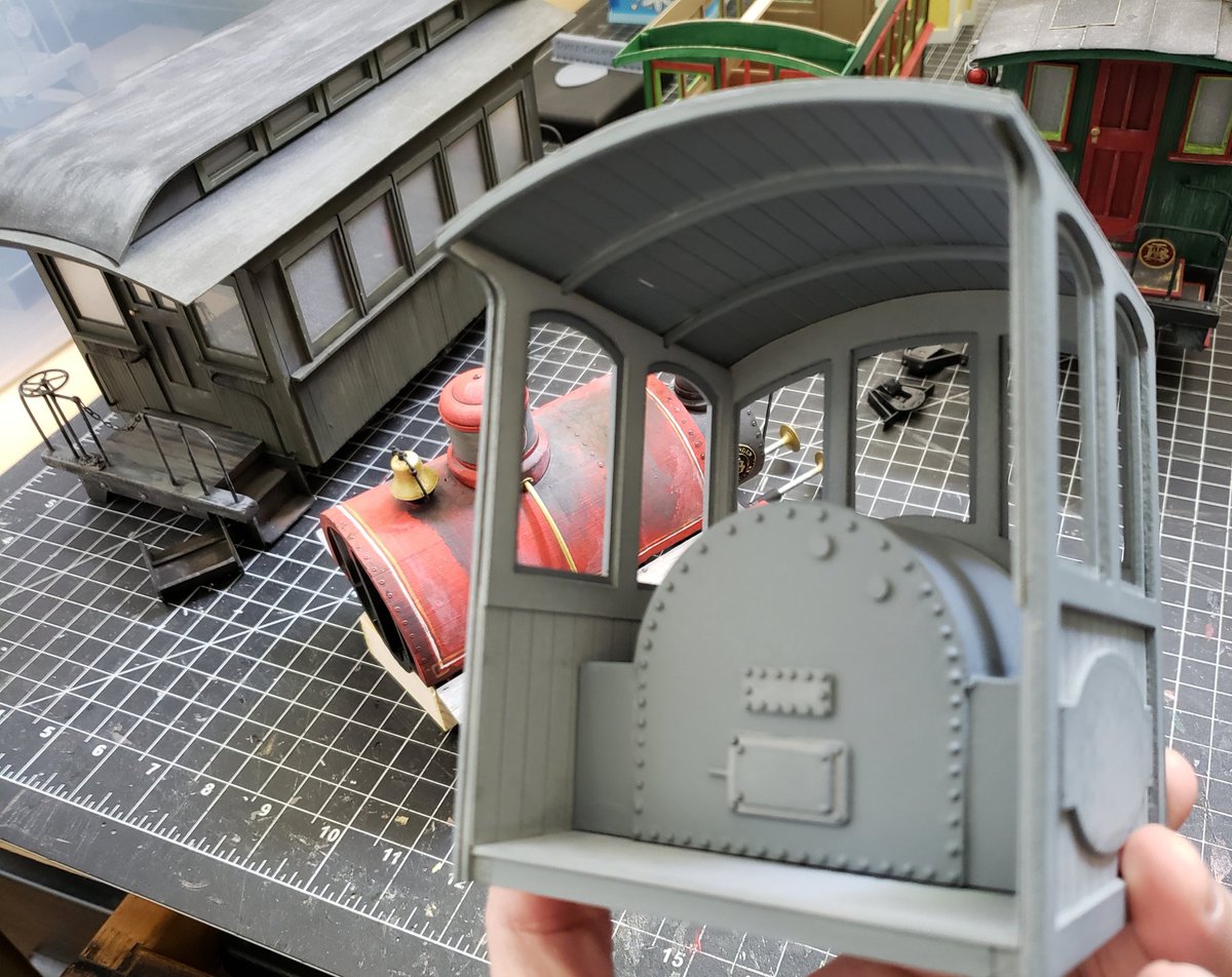 #WIP Cab progress..This is about 4" wide. I will probably will make the top roof out of wood so it can be sanded. #TDL
Project manager:
<a href="/dig_joe_1849/">Joe Dig</a>