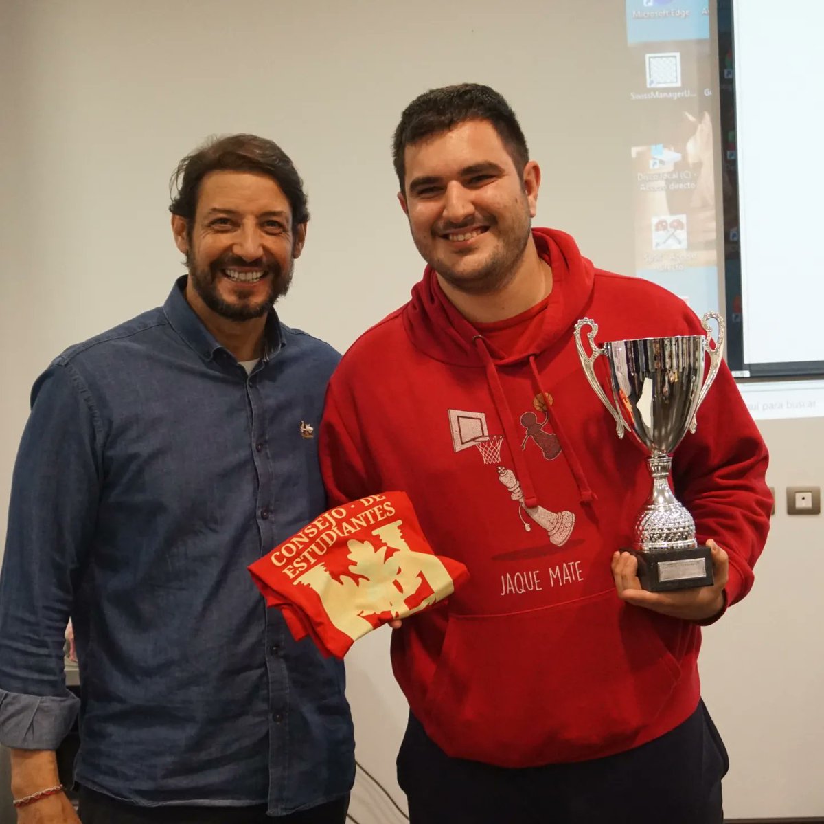 GSEIS2022's tweet photo. ♟ ¡El Torneo de #Ajedrez de #GSEIS2022 también tiene ganador! ♟ 

🏆 Jorge Martínez se ha impuesto con 5.5 puntos en 6 partidas ¡Enhorabuena!

🙌 Gracias a @CEUEX_ y @chessmagic por hacerlo posible así como a @DipdeBadajoz por su colaboración. https://t.co/DOJGtcgB7R