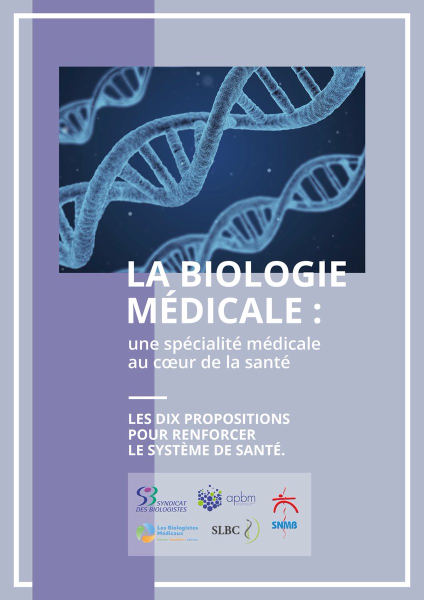 Monsieur le Président, le SDB s’est associé à l’ensemble des acteurs de la biologie médicale française de proximité pour vous faire 10 propositions. 

Elles répondent aux enjeux d’offre de soins et de santé publique. 

Découvrir les 10 propositions : bit.ly/3OBL8oU