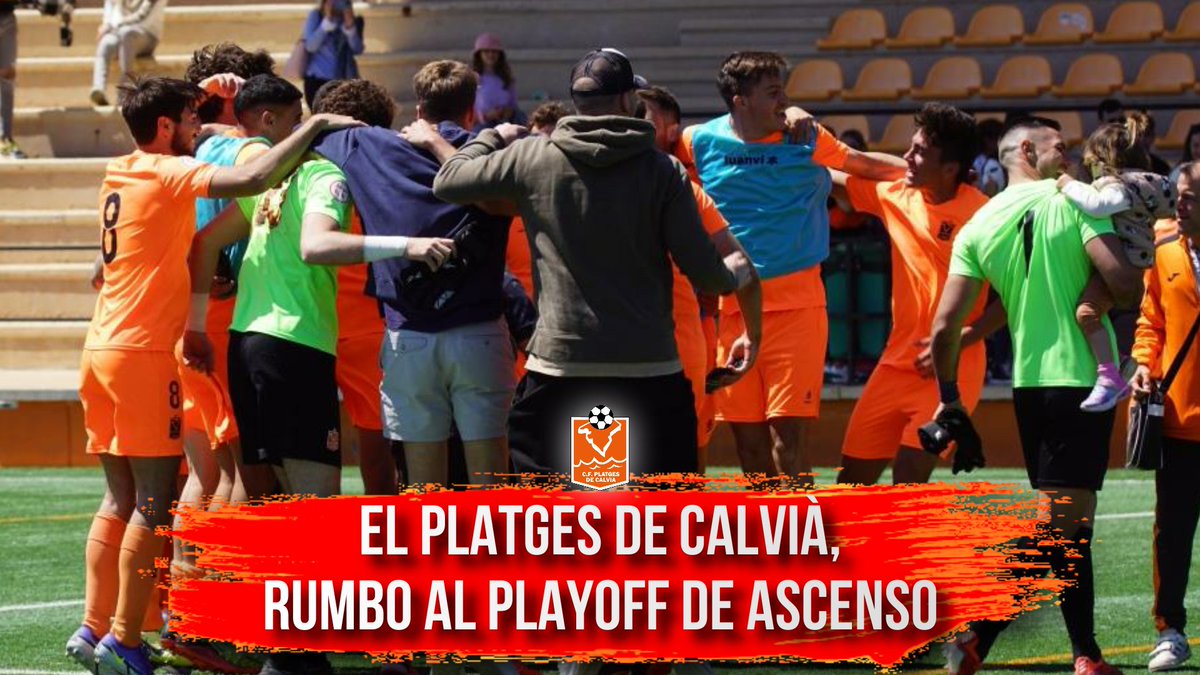 🍊 El <a href="/playasdcalvia/">Platges de Calvià</a> de <a href="/Carlos_Mtinez76/">Carlos Martinez</a> vuelve a clasificarse para una liguilla de ascenso a #SegundaRFEF. Gran campaña 2021/22 del conjunto naranja y encomiable el apoyo del presidente del club, <a href="/aperezarjul/">Armando Perez</a>